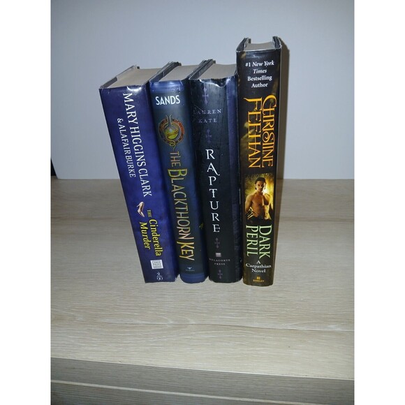 Lot of 4 Hardcover Books Dark Peril, Rapture, Blackthorn Key & Cinderella Murder - Picture 3 of 15